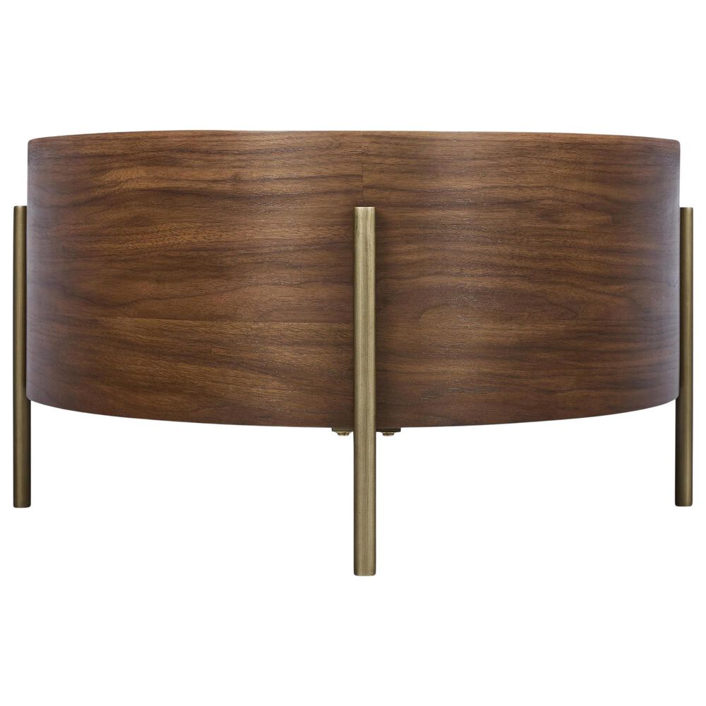 Bernhardt Morrison Cocktail Table in Walnut Brown and Nidda, , large