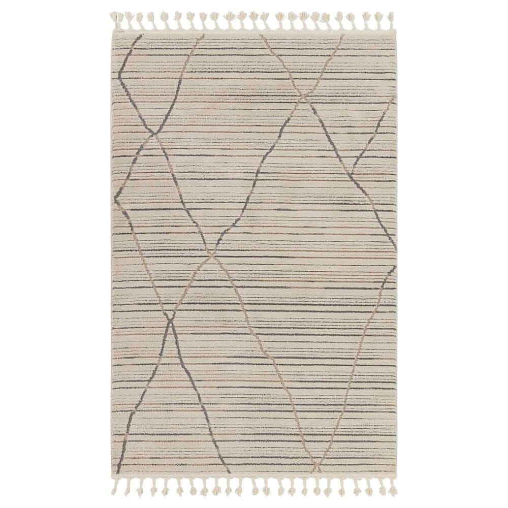 Jaipur Jaida Sachi Gray Morn 5" x 7" Area Rug, , large