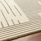 Surya Brook BKO2311 2" x 3" Charcoal and Beige Area Rug, , large