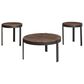 Ashley Horizon Hills Occasional Table in Brown and Black (Set of 3), , large
