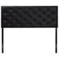 Baxton Studio Viviana Full Upholstered Headboard in Black, , large