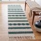 Safavieh Natura 2"3" x 9" Ivory and Green Runner, , large