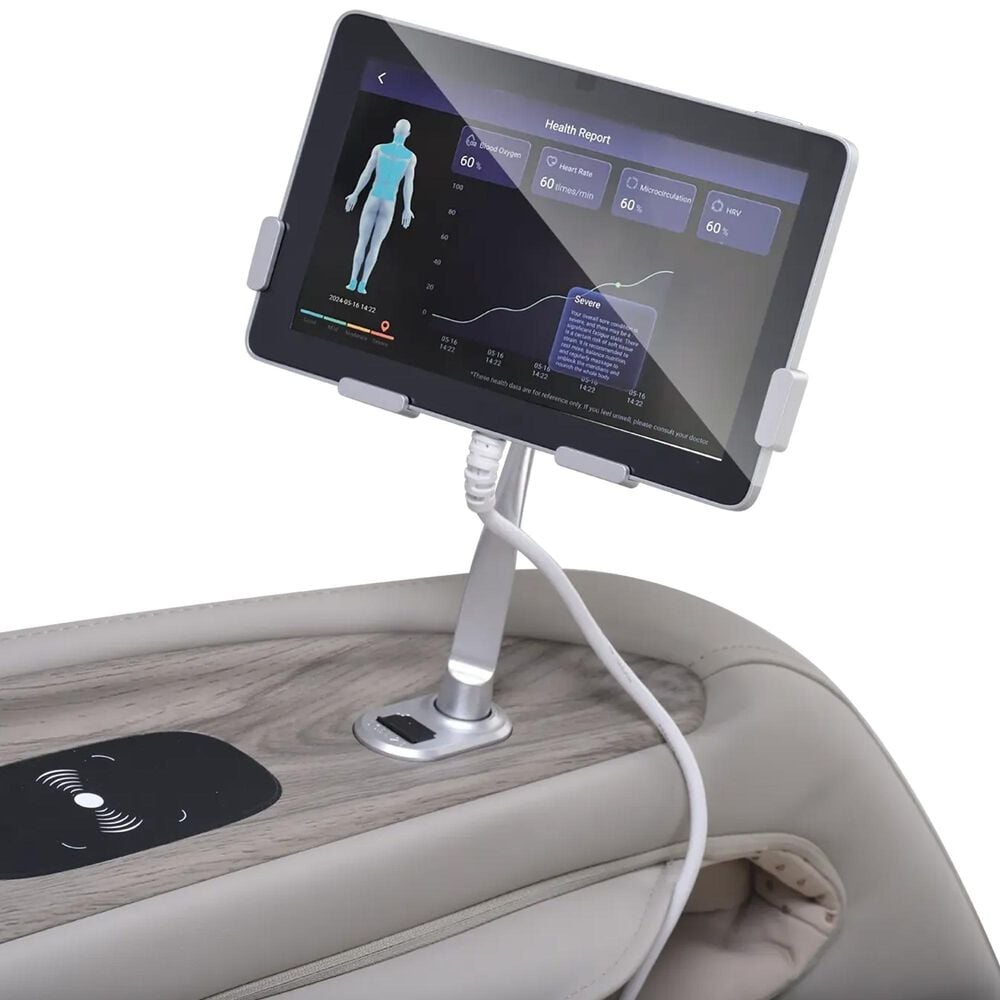 Osaki Platinum 4D and 3D Manhattan Duo Zero Gravity Massage Chair in Taupe, , large