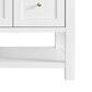 James Martin Vanities Breckenridge 60" Single Bathroom Vanity in Bright White with 3 cm Victorian Silver Quartz Top, Rectangular Sink and FreePower Wireless Charger, , large