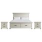 Mayberry Hill Slater Queen Storage Bed with Two Nightstands in White, , large