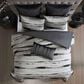 Hallmart Collectibles Eris 7-Piece King Comforter Set in Black and Gray, , large