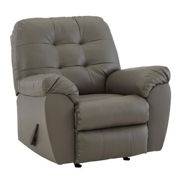 Signature Design by Ashley Donlen Manual Recliner in Gray, , large