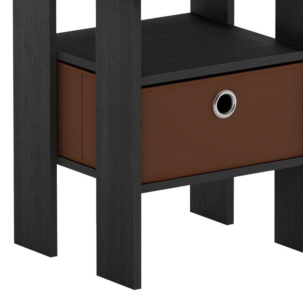 HOMLUX 1-Drawer End Table in Americano, , large