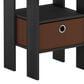 HOMLUX 1-Drawer End Table in Americano, , large