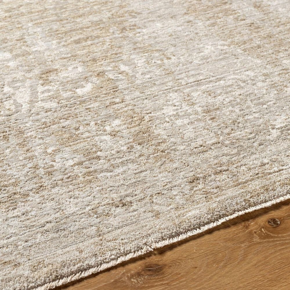 Surya Masterpiece MPC-2322 Medium Gray, Light Gray and Cream 2&#39;7&quot; x 10&#39; Runner, , large