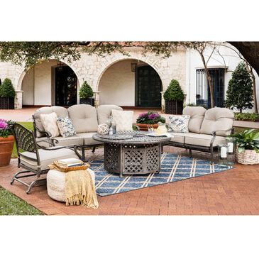 Gathercraft Macan 4-Piece Deep Seating Firepit Patio Set, , large