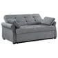 Lifestyle Solutions Hampton Queen Convertible Sofa in Grey, , large
