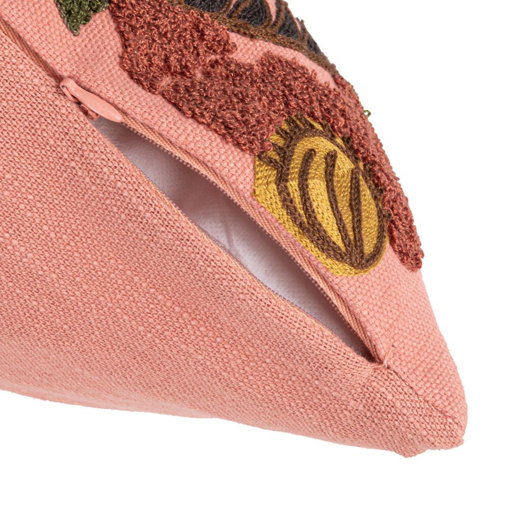 Teak Interiors Sunset Villa 20" x 20" Slub Pillow in Multicolor, , large