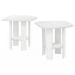 HOMLUX End Table in White (Set of 2), , large