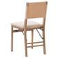 Linon Home Decor Norway Folding Chair in Natural, , large