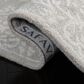 Safavieh Micro-Loop Damask 2"3" x 7" Silver and Ivory Runner, , large