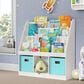 RiverRidge Home 3-Cubby Kid Book Rack in White, , large