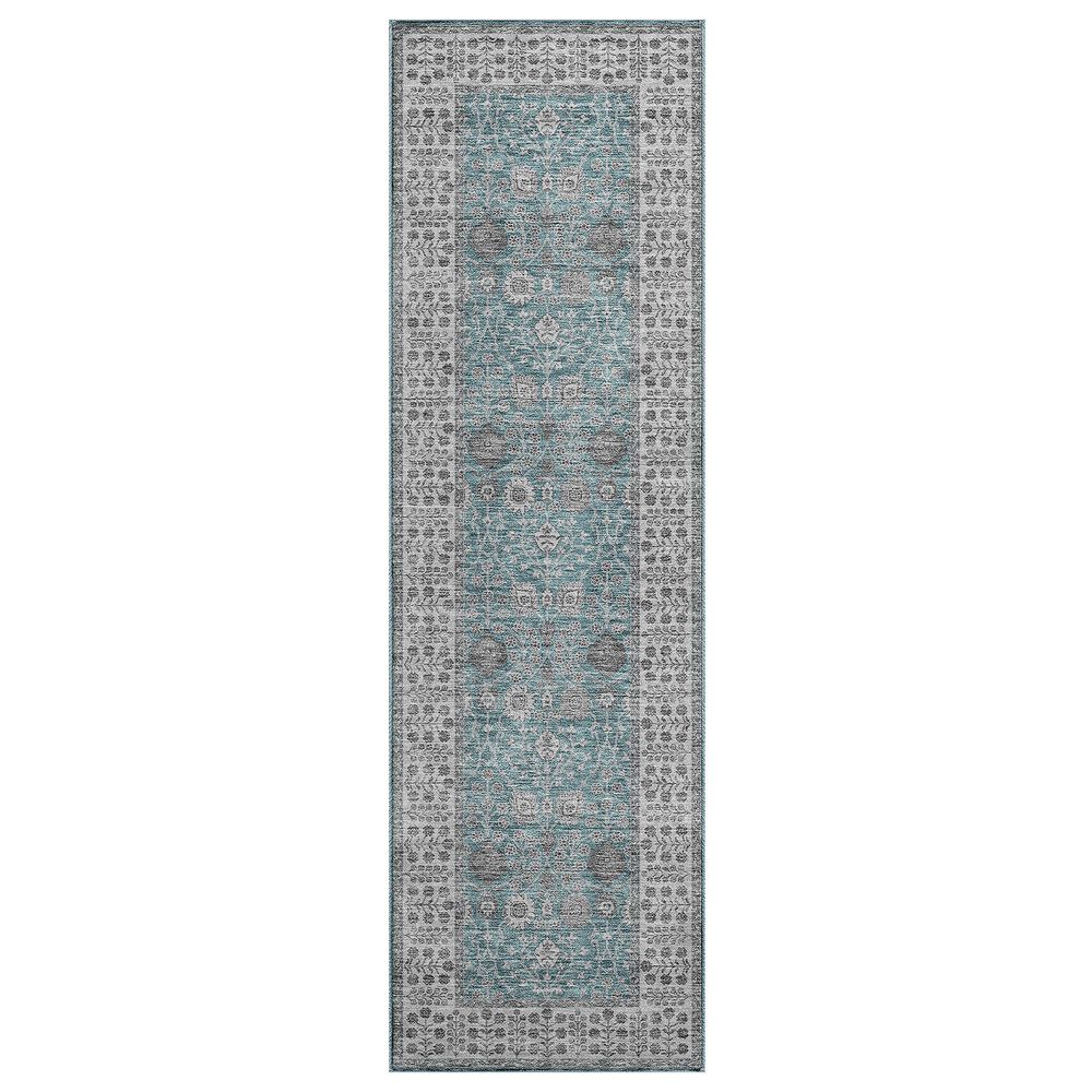 Dalyn Rug Company Hatay HY8 2"3" x 7"6" Teal Runner, , large