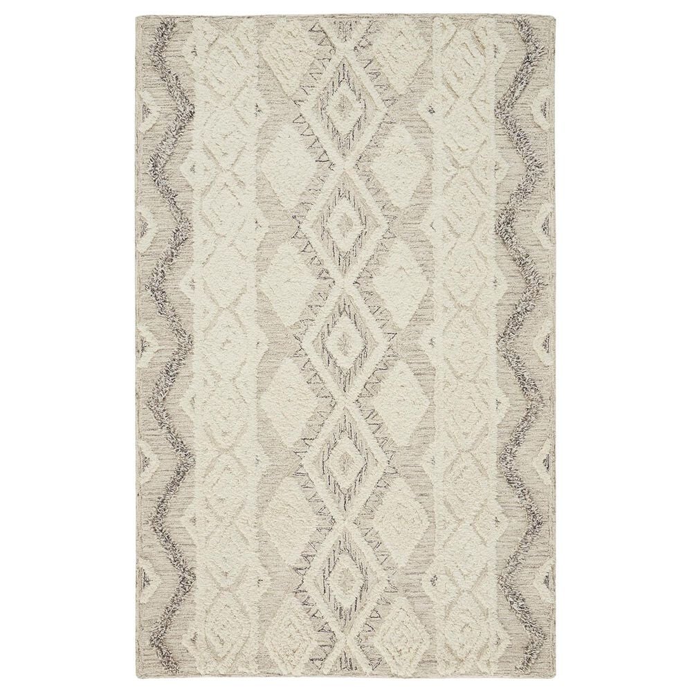 Feizy Anica 8" x 10" Gray Area Rug, , large