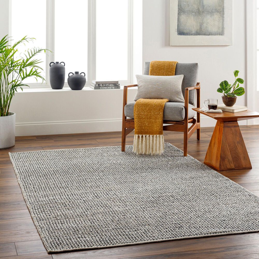Surya Reika Off-White, Charcoal and Beige 10&#39; x 14&#39; Indoor/Outdoor Area Rug, , large