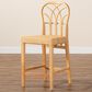 Baxton Studio Monaco Counter Stool in Natural Brown and Light Honey, , large