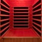 EZlife 1-Person Low EMF Infrared Solo Sauna with Red Light in Charcoal Gray, , large