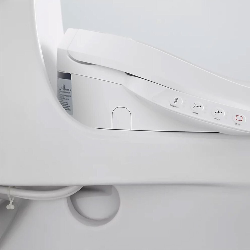 Kohler PureWash E700 Elongated Bidet Toilet Seat with Remote Control in White, , large