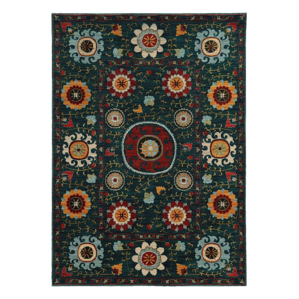Oriental Weavers Sedona 6408B 6"7" x 9"1" Green Area Rug, , large