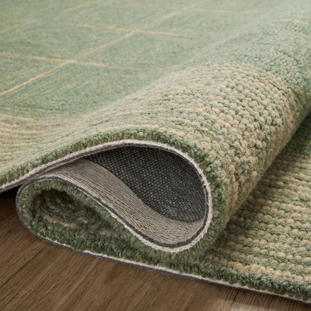 Chris Loves Julia x Loloi Francis 2&#39;6&quot; x 7&#39;6&quot; Green and Natural Runner, , large