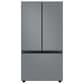 Samsung Bespoke 3-Door French Door Refrigerator Bottom Panel in Matte Grey Glass, , large
