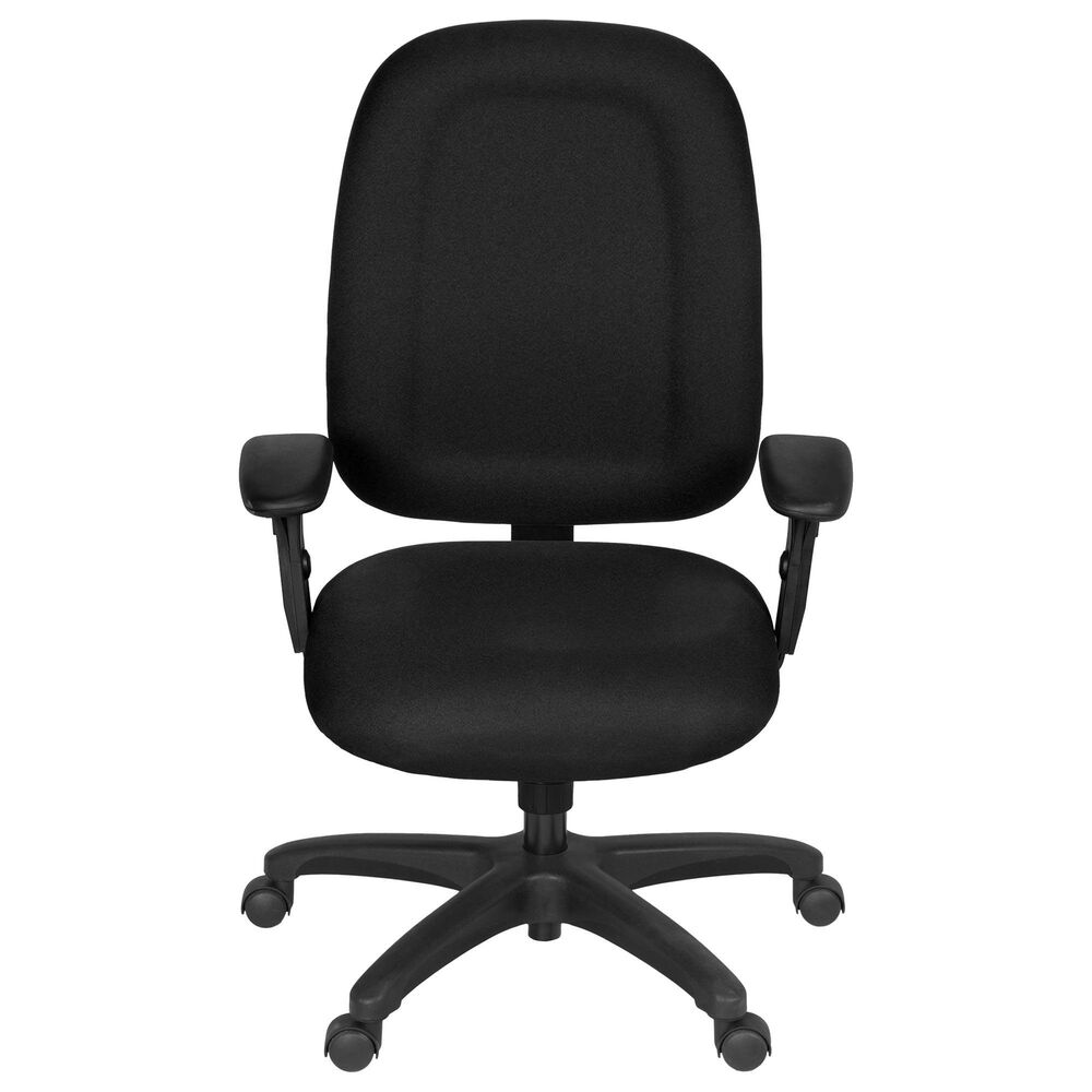 Regency Global Sourcing Comfort Series Multifunctional Swivel Computer Task Chair in Black, , large