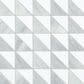 Dal-Tile Gamma Mystic Blend 12"" X 12"" TRIANGLE Natural Stone Mosaic Sheet, , large