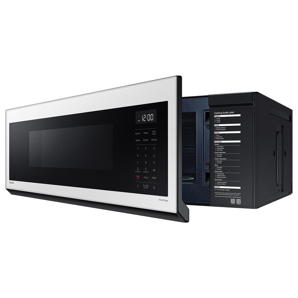 Samsung Bespoke Bespoke 1.1 Cu. Ft. Over-the-Range Microwave in White, , large