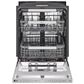 LG Top Control Smart Dishwasher with TrueSteam and Dynamic Heat Dry in Stainless Steel, , large