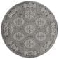 Amer Rugs Alexandria 6"7" Round Walnut Area Rug, , large