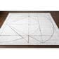Surya Hightower 9" x 13" Charcoal, White and Black Area Rug, , large