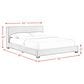 Mayberry Hill Brookhaven Upholstered Full Panel Platform Bed in Gray, , large