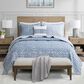 Hampton Park Harmony 4-Piece Queen Quilt Set in Blue and White, , large