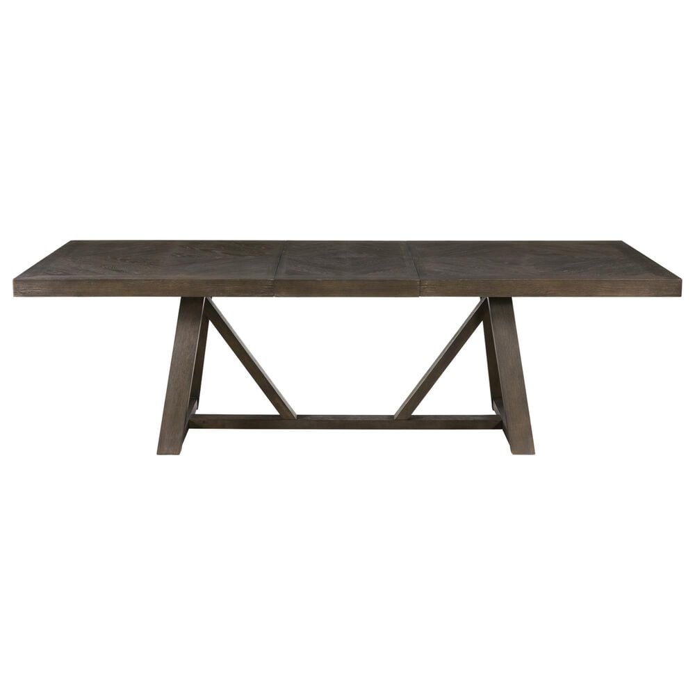 Hawthorne Furniture Hearst 42 X 71-101 Trestle Table in Reclaimed Chevron, , large