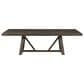 Hawthorne Furniture Hearst 42 X 71-101 Trestle Table in Reclaimed Chevron, , large