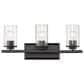 Golden Lighting Mercer 3-Light Bath Vanity in Matte Black, , large