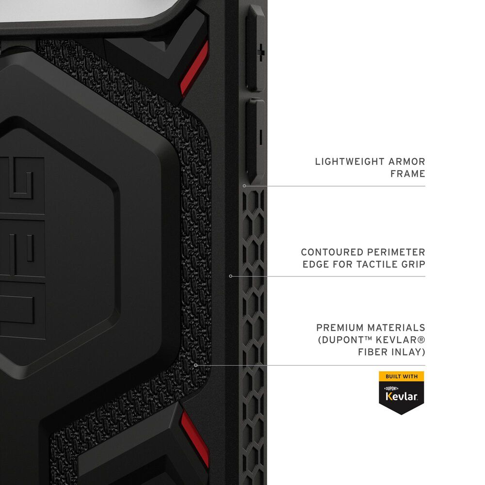 UAG Urban Armor Gear &#40;uag&#41; - Monarch Pro Case For Apple 2025 Iphone 6.9 Pro Max - Kevlar Black, , large