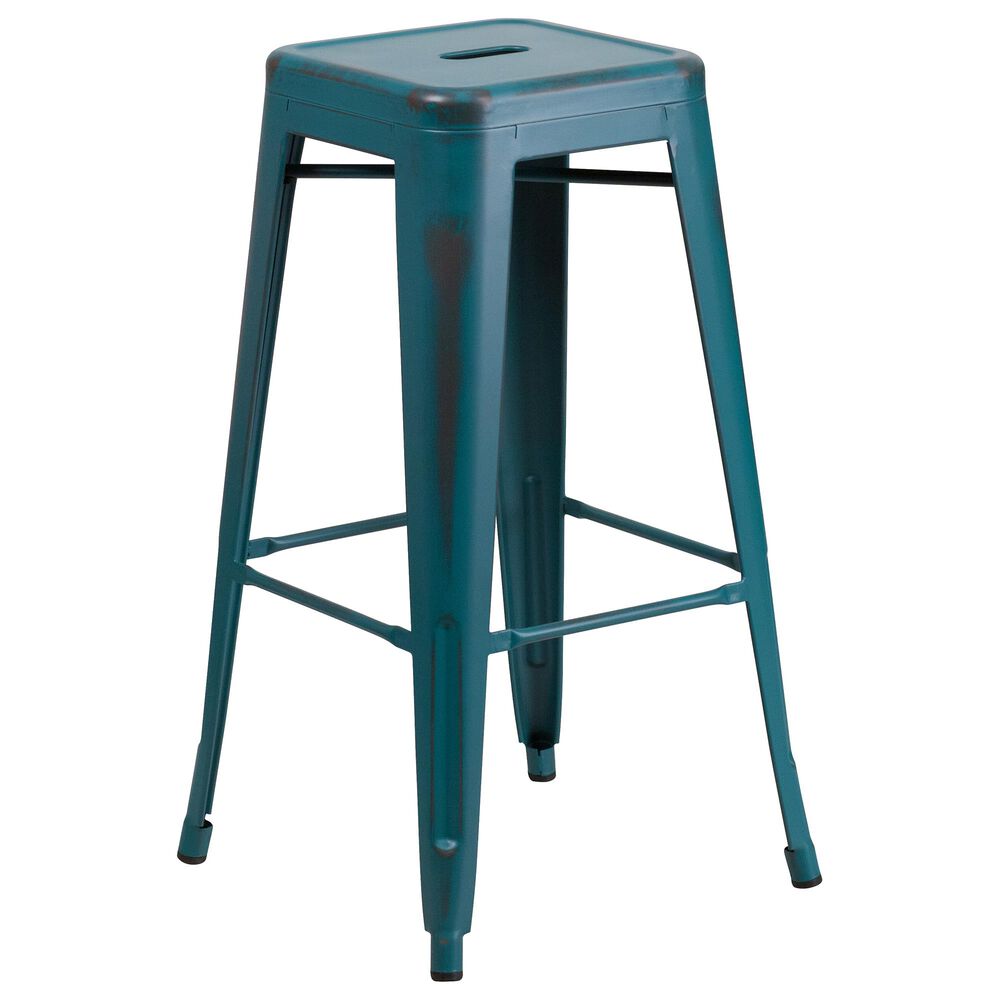 Flash Furniture 30" Barstool in Blue, , large