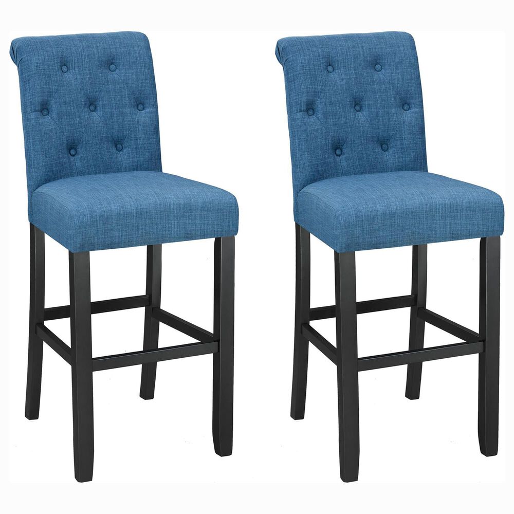 Brassex Tinga Barstool in Blue &#40;Set of 2&#41;, , large