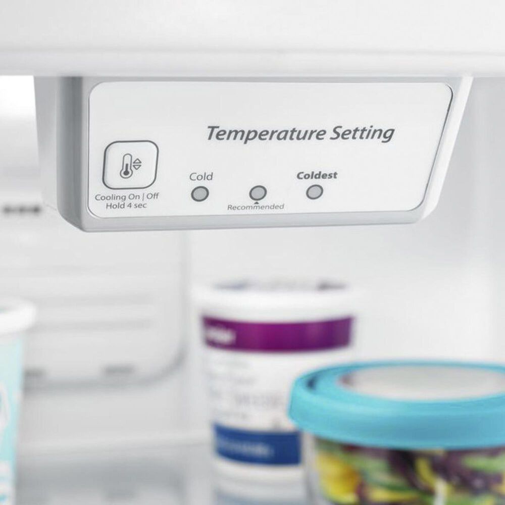 Amana 18 Cu. Ft. Top-Freezer Refrigerator with Glass Shelves in Stainless Steel, , large