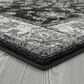 Amer Rugs Alexandria 4" x 6" Black and Ivory Area Rug, , large