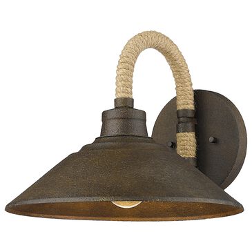 Golden Lighting Journey 1-Light Wall Sconce in Dark Rust, , large