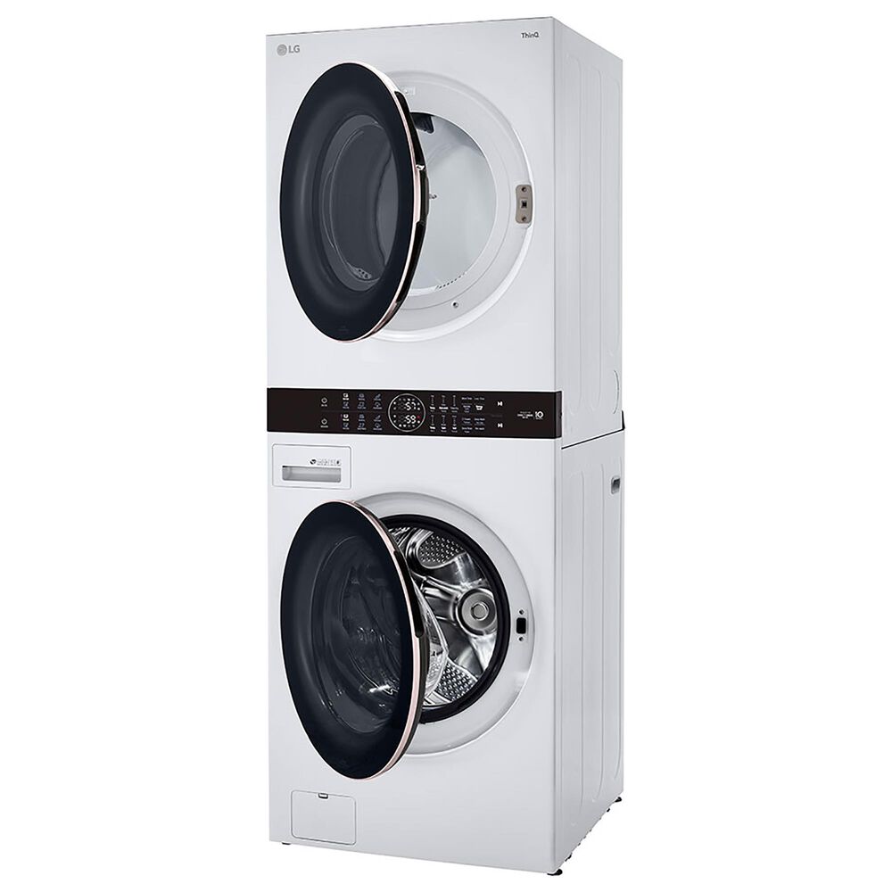 LG WashTower 4.5 Cu. Ft. Washer and 7.4 Cu. Ft. Electric Dryer in White, , large