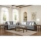 Northwestern Carmine Stationary Loveseat in Gray, , large