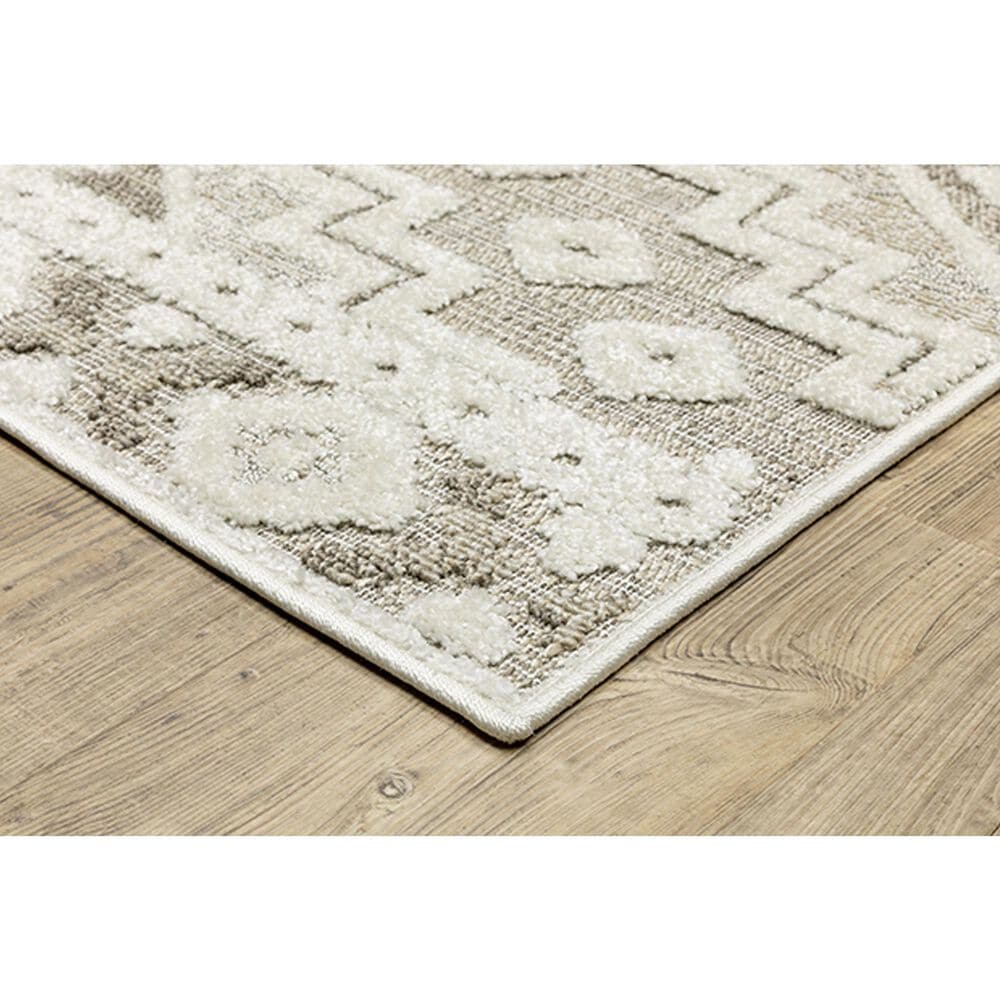 Oriental Weavers Tangier TAN03 9&#39;10&quot; x 12&#39;10&quot; Beige Area Rug, , large